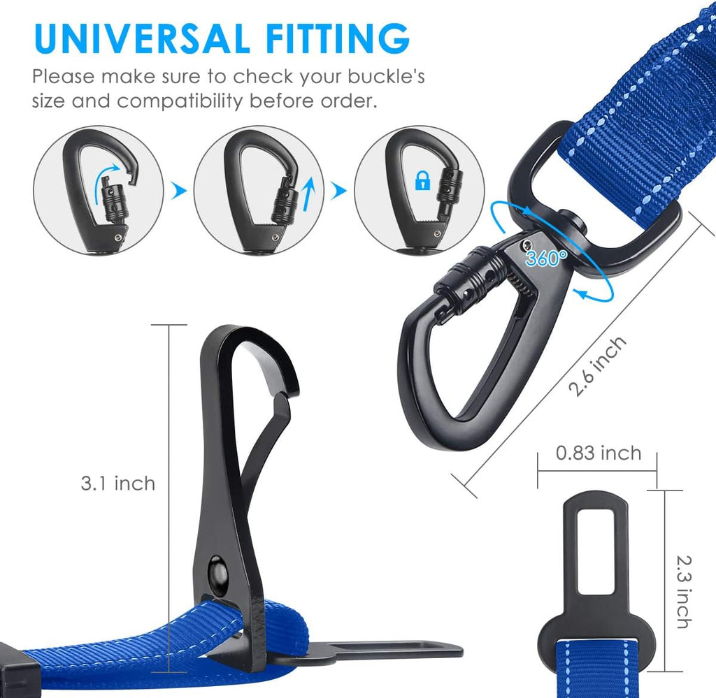 NovaRide™ – Premium Dog Safety Seat Belt